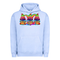 Pigment Grape Ice Pride cupcake Urban Hoodie - FaDigitalArtStudio