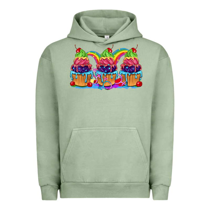Pride Cupcake Urban Hoodie by FaDigitalArtStudio | Teevron
