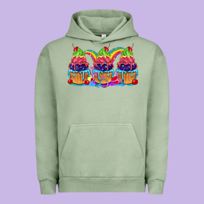 Pride Cupcake Urban Hoodie Designed By Fadigitalartstudio