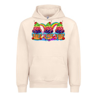 Sandshell Pride cupcake Urban Hoodie - FaDigitalArtStudio