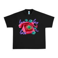 Black love balloons and pink valentines telephone Urban Heavy Tee - AdoDesignShop