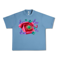 Pebble Blue love balloons and pink valentines telephone Urban Heavy Tee - AdoDesignShop