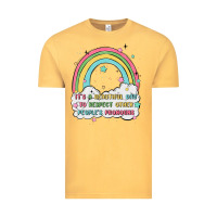 Vintage Mustard beautiful day to respect pronouns Vintage Tee - MaliasSmallBusiness