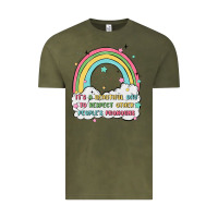 Beautiful Day To Respect Pronouns Vintage Tee | Teevron