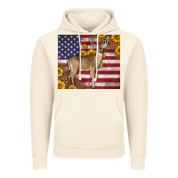 Vintage Artic Western American Flag And Deer Vintage Hoodie - LillyAllenDesigns