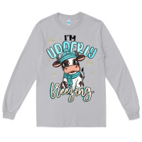 Moon Dust i'm udderly freezing baby cow Long Sleeve Tee - MaliasSmallBusiness
