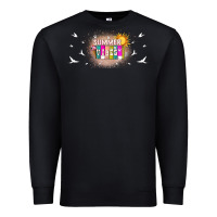 Black summer vibes with birds Premium Sweatshirt - TumblerDesignByShophia