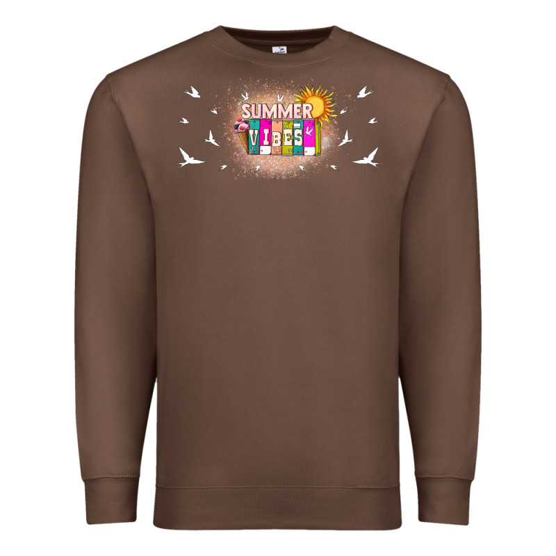 Summer Vibes With Birds Premium Sweatshirt by TumblerDesignByShophia | Teevron