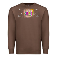 Chestnut summer vibes with birds Premium Sweatshirt - TumblerDesignByShophia