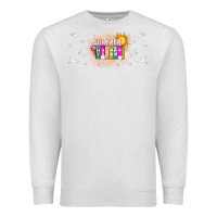 Oatmeal Heather summer vibes with birds Premium Sweatshirt - TumblerDesignByShophia