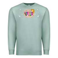 Seafoam summer vibes with birds Premium Sweatshirt - TumblerDesignByShophia