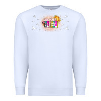 White summer vibes with birds Premium Sweatshirt - TumblerDesignByShophia