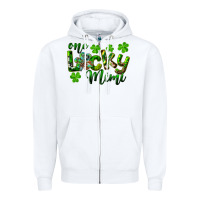 White st. patrick's day one lucky mimi Zipper Hoodie - RanaPortraitStore