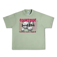 Oil Green volleyball mom Urban Heavy Tee - MaliasSmallBusiness