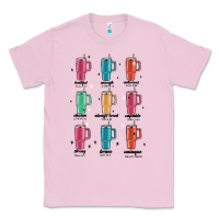 Bubblegum Pink coffee thermos Classic Tee - MaliasSmallBusiness
