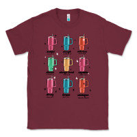 Burgundy coffee thermos Classic Tee - MaliasSmallBusiness