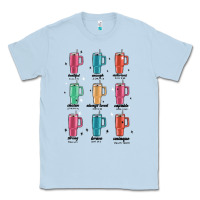 Dusty Blue coffee thermos Classic Tee - MaliasSmallBusiness