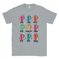 Heather Grey coffee thermos Classic Tee - MaliasSmallBusiness