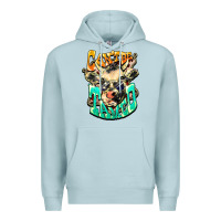 Blue Mist Can't be tamed cow Premium Hoodie - HowdyJamesFarm