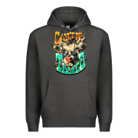 Charcoal Heather Can't be tamed cow Premium Hoodie - HowdyJamesFarm