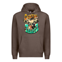 Coffee Can't be tamed cow Premium Hoodie - HowdyJamesFarm