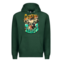 Sports Green Can't be tamed cow Premium Hoodie - HowdyJamesFarm