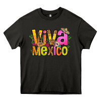 Asphalt viva mexico long live mexico Heavy Core Tee - FaDigitalArtStudio
