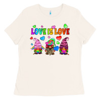 Bone lgbtq love is love gnomes Ladies Tee - HRA Design Shop