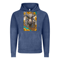 Vintage Denim Western Navajo Churro Sheep Vintage Hoodie - LillyAllenDesigns