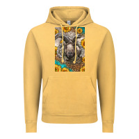 Vintage Mustard Western Navajo Churro Sheep Vintage Hoodie - LillyAllenDesigns