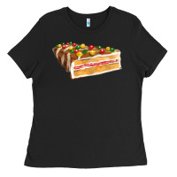 Black chocolate christmas cake fa element Ladies Tee - FaDigitalArtStudio