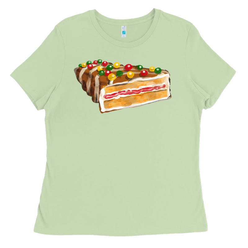 Chocolate Christmas Cake Fa Element Ladies Tee by FaDigitalArtStudio | Teevron