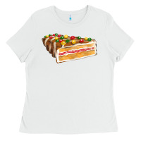 White chocolate christmas cake fa element Ladies Tee - FaDigitalArtStudio
