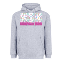 Heather Grey doodle doodle rainbow Heavyweight Hoodie - TumblerDesignByShophia