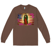 Chestnut america our lady of guadalupe Long Sleeve Tee - JahusDesignShop