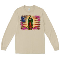 Mushroom america our lady of guadalupe Long Sleeve Tee - JahusDesignShop