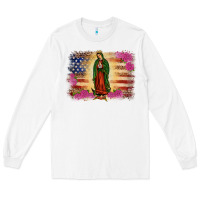 White america our lady of guadalupe Long Sleeve Tee - JahusDesignShop