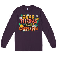 Plum good things are coming Long Sleeve Tee - MaliasSmallBusiness