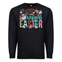 Black Happy Easter Nurse Easter Day Premium Sweatshirt - HowdyJamesFarm