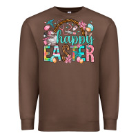 Chestnut Happy Easter Nurse Easter Day Premium Sweatshirt - HowdyJamesFarm