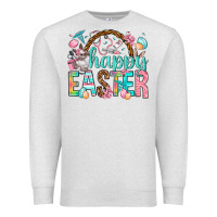 Oatmeal Heather Happy Easter Nurse Easter Day Premium Sweatshirt - HowdyJamesFarm