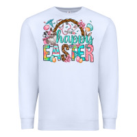 White Happy Easter Nurse Easter Day Premium Sweatshirt - HowdyJamesFarm