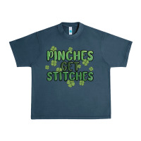 Midnight Navy pinches get stitches Urban Heavy Tee - MaliasSmallBusiness