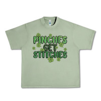 Oil Green pinches get stitches Urban Heavy Tee - MaliasSmallBusiness