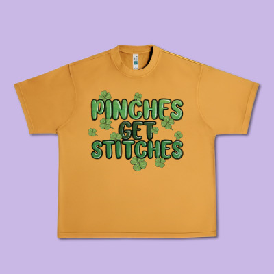 Pinches Get Stitches Urban Heavy Tee Designed By Maliassmallbusiness