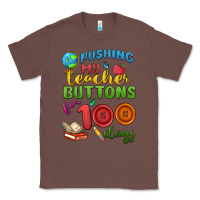 Chestnut pushing my teacher buttons for 100 days Classic Tee - MaliasSmallBusiness