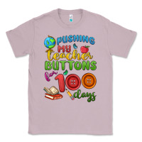 Lilac pushing my teacher buttons for 100 days Classic Tee - MaliasSmallBusiness