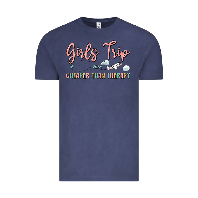 Girls Trip Cheaper Than Therapy Vintage Tee by MaliasSmallBusiness | Teevron