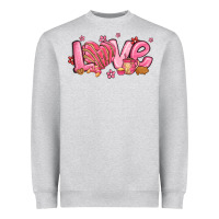 Heather Grey love mexican conchas valentines day Heavyweight Sweatshirt - MaliasSmallBusiness