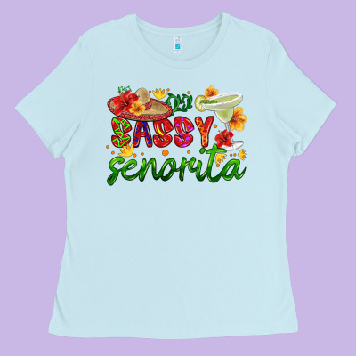 Sassy Senorita Ladies Tee Designed By Hra Design Shop